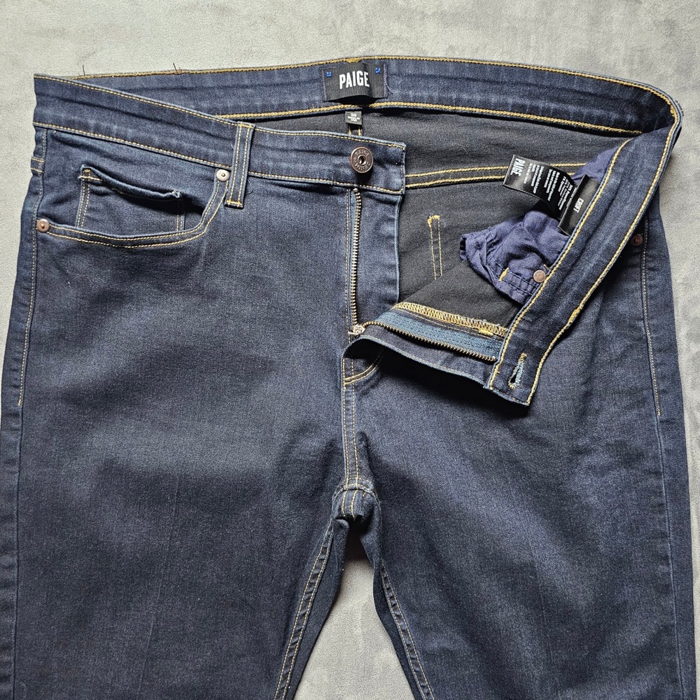 Paige Croft Skinny Jeans Ames Dark Indigo Wash Size 38 Mens M725734-4413
